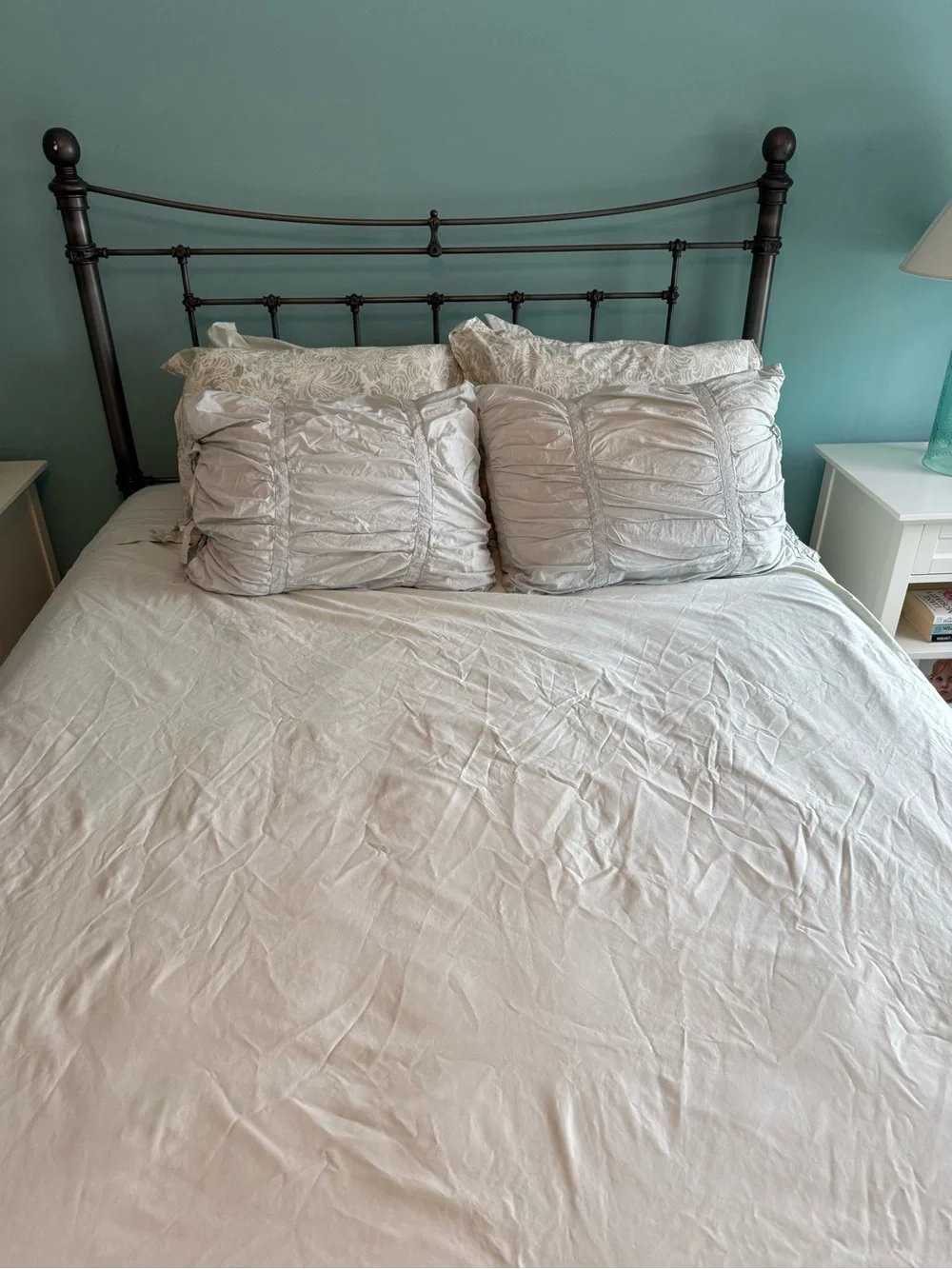 Pottery Barn seafoam green